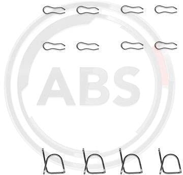 ABS All Brake Systems ABS 0939Q zestaw akcesoriów, okładzina hamulca tarczowego 0939Q