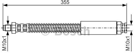 Bosch Przewód hamulcowy elastyczny 1 987 476 519