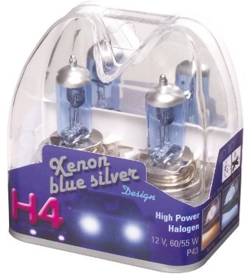 Unitec Główny nierozbieralnych wkładów reflektorów H4 Xenon Blues ilver  77773 12 V 60/55 W, zestaw -częściowy 77773