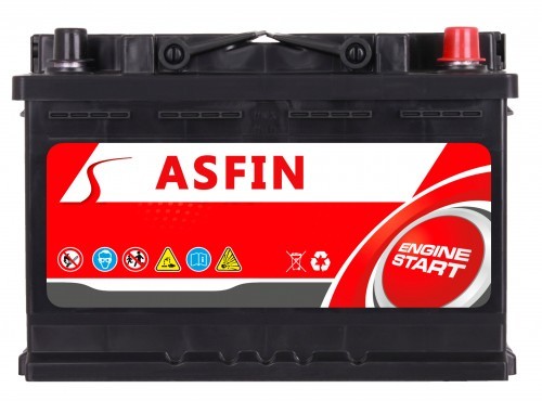 ASFIN 12V 74Ah 640A (EN) P+ AS74